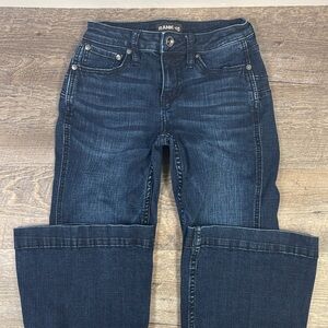 Rank 45 Dark Wash Flare Leg Jeans | Size 25